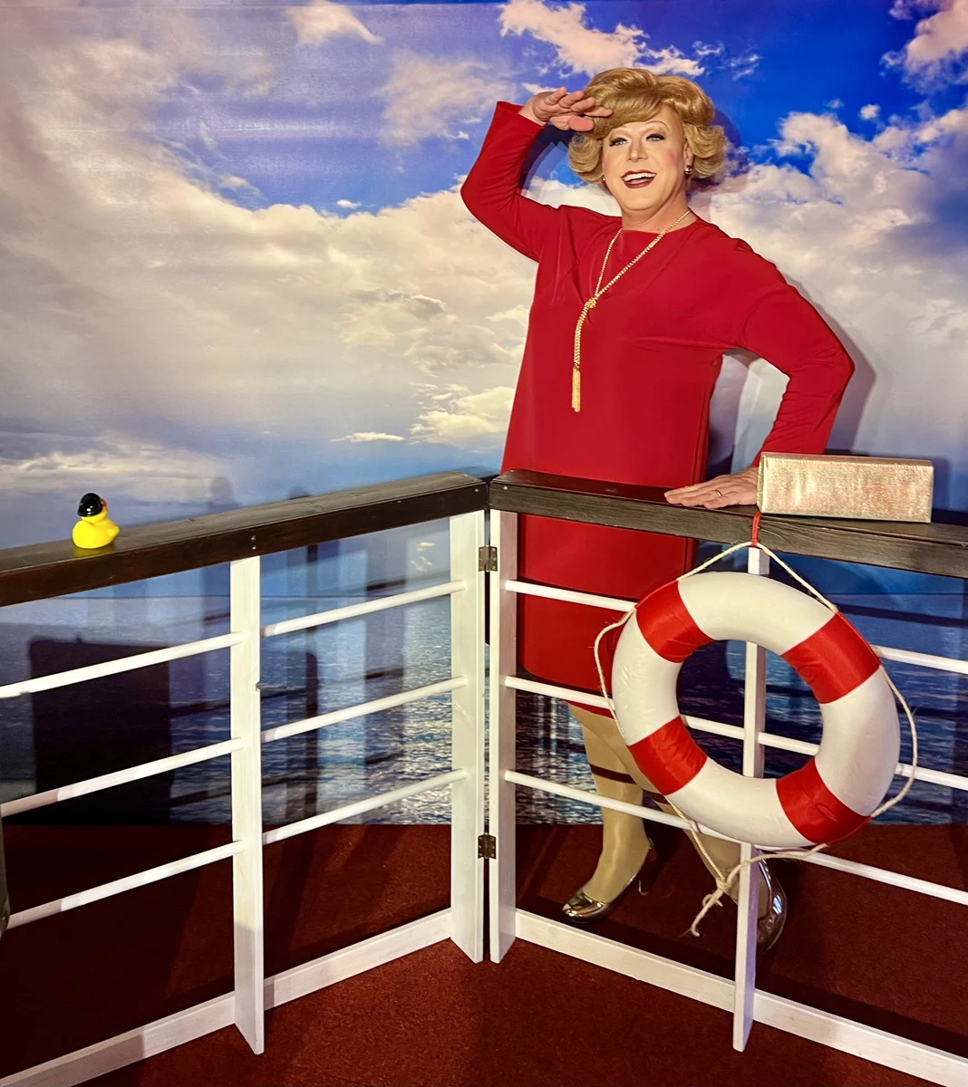 Margot Schlönzke bei einer Live-Show