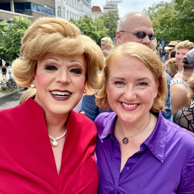 Margot Schlönzke und Lisa Paus – CSD Berlin 2024 · © David Schwanau