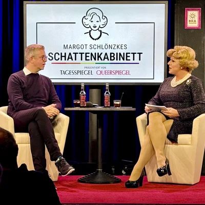 Stefan Evers und Margot Schlönzke – Schattenkabinett im BKA-Theater 2025 · © David Schwanau